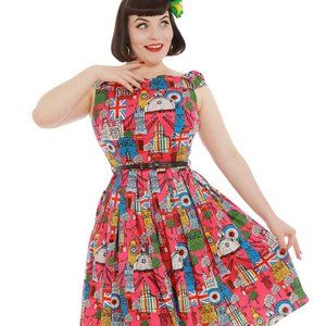 LindyBop London City Jubilee Dress XL/1X - UK18